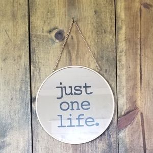 Wall Hanging Mirror Boho Copper Decorative